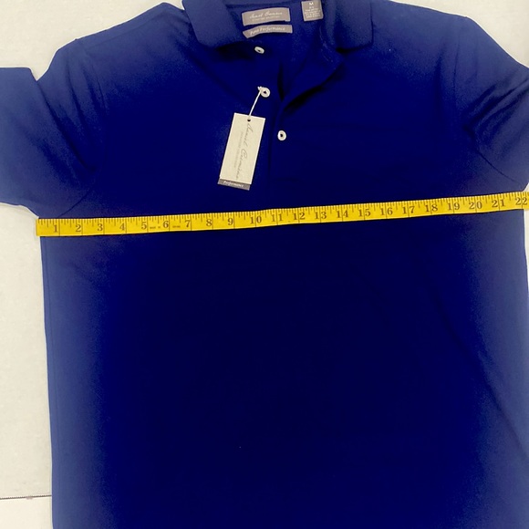 Polo Shirt DANIEL CREMIEUX NWT Signature Collection Performance Dark Blue SIZE M - Picture 6 of 10
